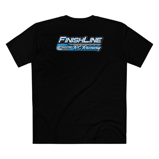 FinishLine RC Raceway T‑Shirt — Logo Tee for RC Racing Fans