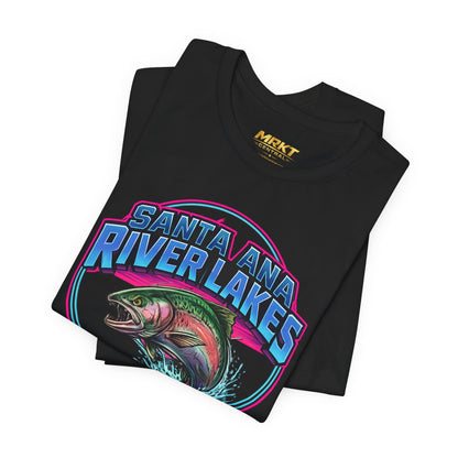 Santa Ana River Lakes Fishing Tee — Vintage Trout Graphic T-Shirt