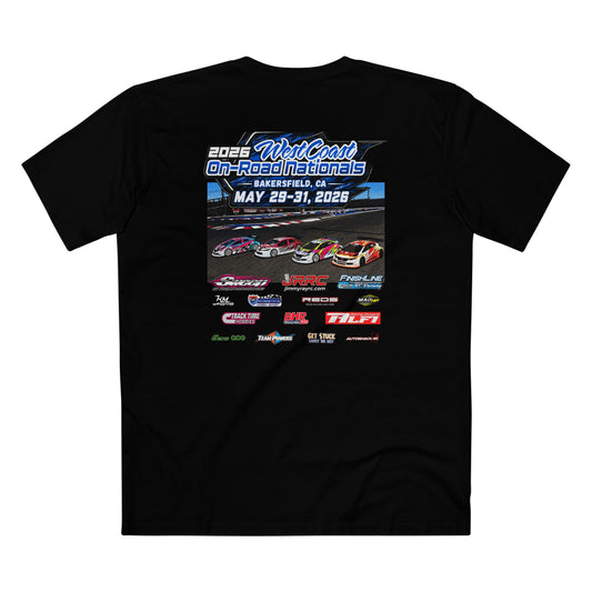 Limited - Finishline RC Raceway - 2026 West Coast On-Road Nationals Event T Shirt May 29-31, 2026 FWD