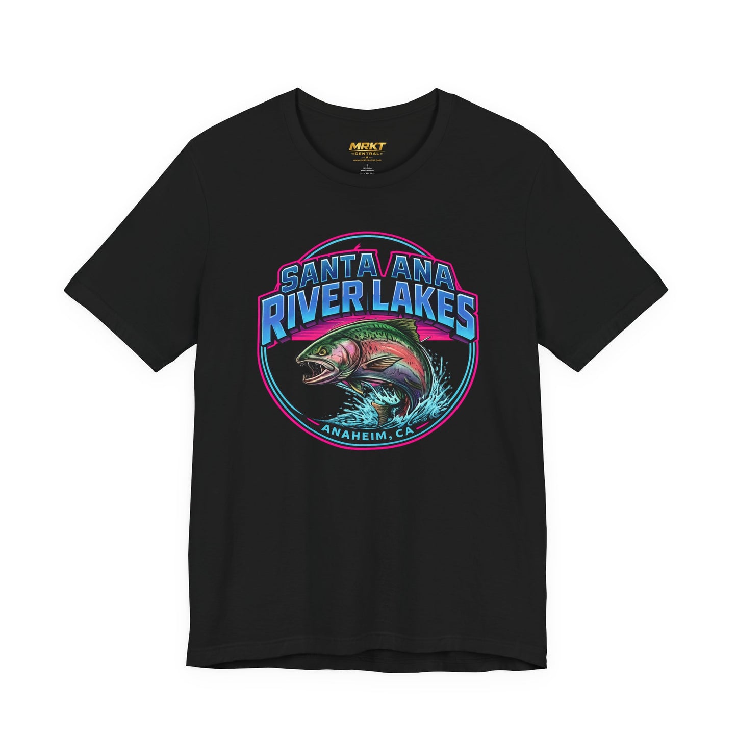 Santa Ana River Lakes Fishing Tee — Vintage Trout Graphic T-Shirt