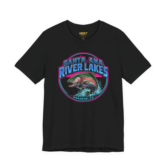 Santa Ana River Lakes Fishing Tee — Vintage Trout Graphic T-Shirt