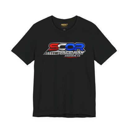 SCOR Raceway Anaheim CA Racing T‑Shirt
