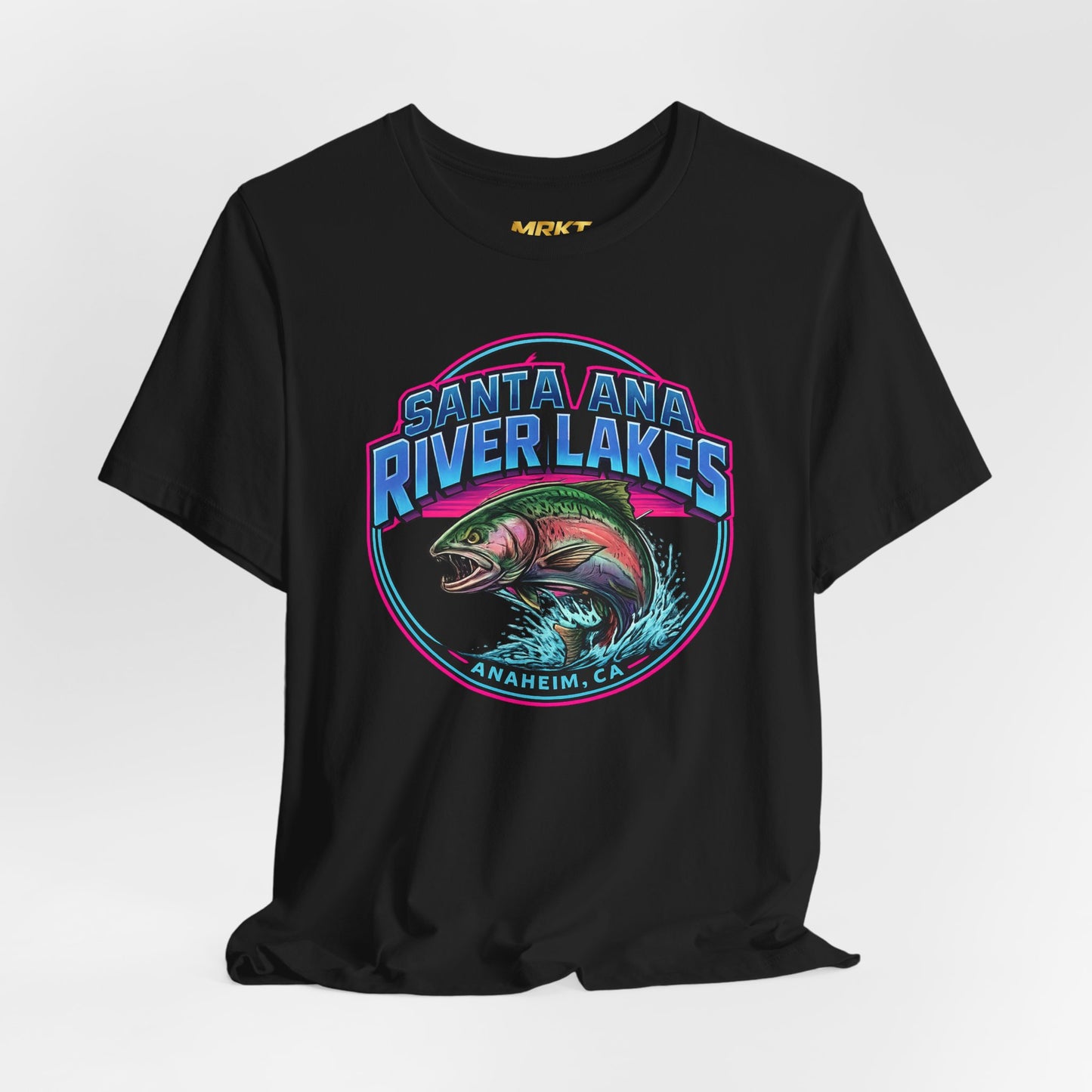 Santa Ana River Lakes Fishing Tee — Vintage Trout Graphic T-Shirt